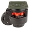 Foot Master Leveling Caster, 75 mm Nylon Wheel, 95x95 mm Plate, Swivel, 800 kg Cap, NBR Foot Pad, Black GD-100-F-NYN-FBL - alternate 1